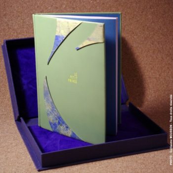 Création en box et papier personnel  sur Le Petit Prince de Saint Exupéry